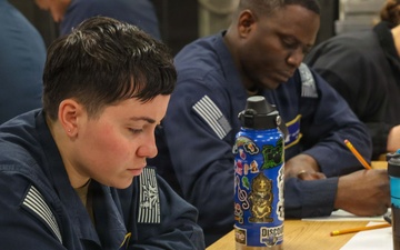 PCU John F. Kennedy Holds Advancement Exam
