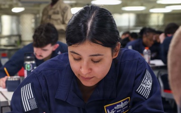 PCU John F. Kennedy Holds Advancement Exam