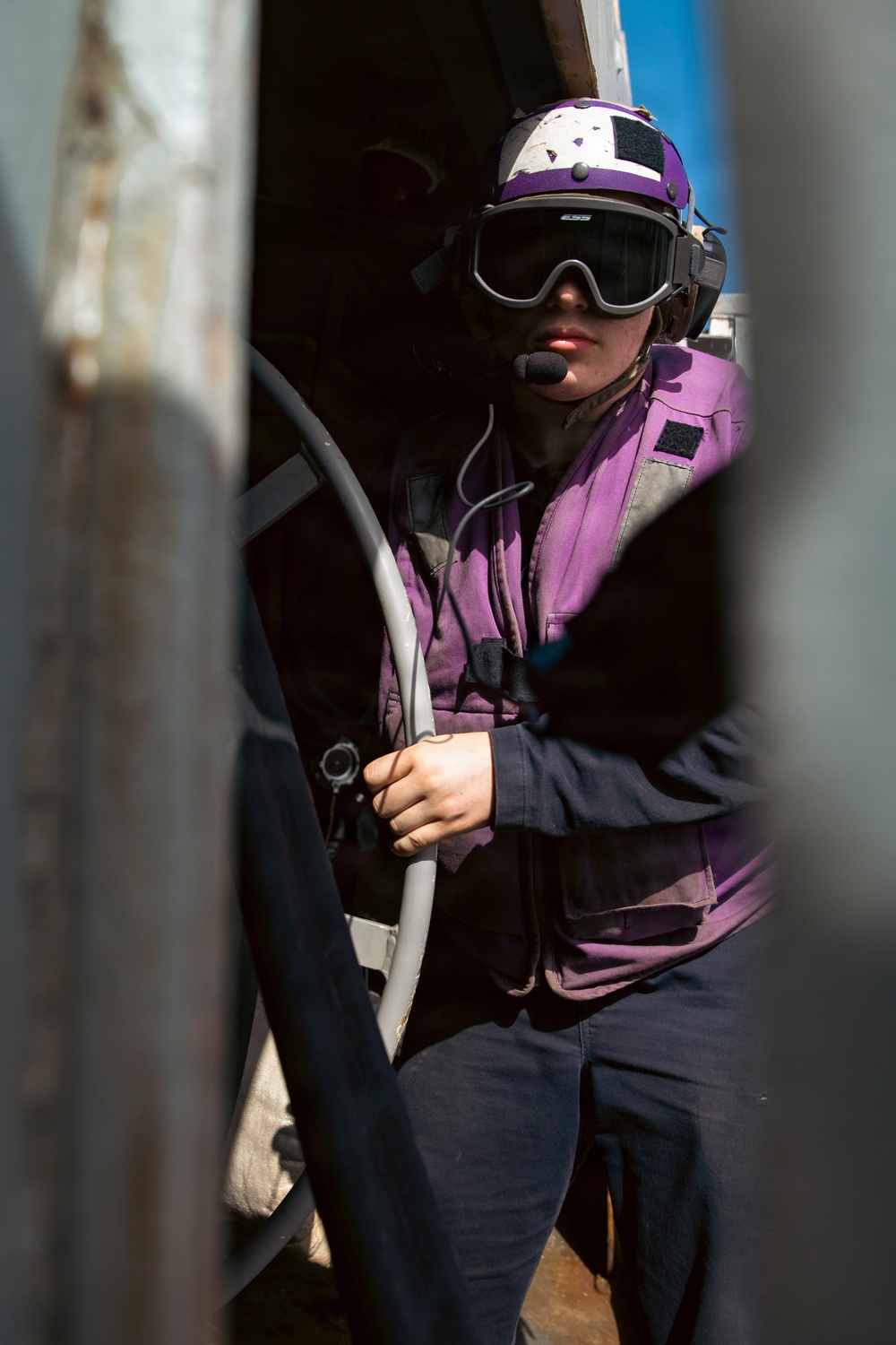 USS Winston S. Churchill Flight Ops