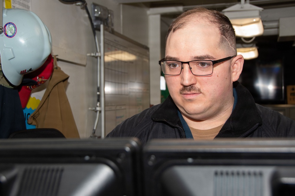 Ronald Reagan Sailors Conduct Daily Operations