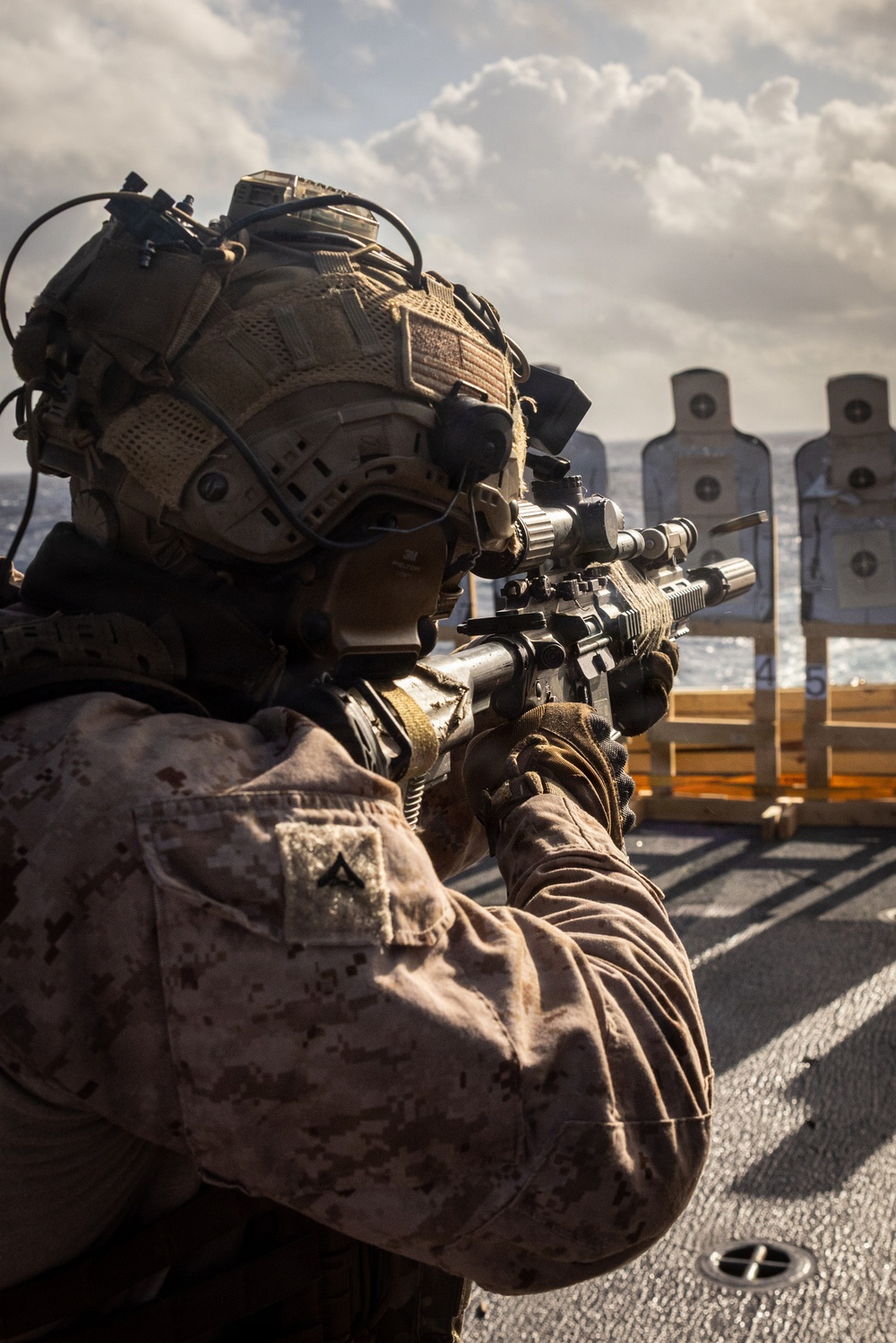 22ND MEU (SOC) | BLT 3/6 India Company Deck Shoot Aboard USS Fort Lauderdale