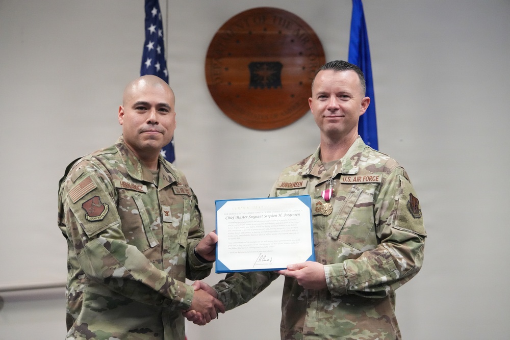 Chief Master Sgt. honored during retirement ceremony