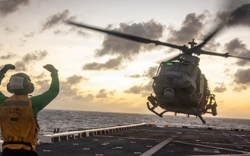 22ND MEU (SOC) | MSPF and MSRT Conduct Aerial Night Sniper Live-Fire