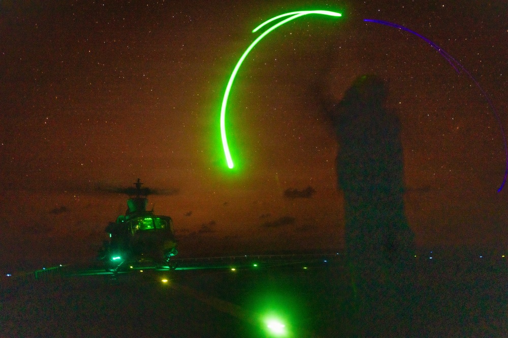 22ND MEU (SOC) | MSPF and MSRT Conduct Aerial Night Sniper Live-Fire