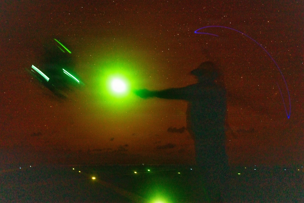 22ND MEU (SOC) | MSPF and MSRT Conduct Aerial Night Sniper Live-Fire