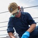 Arleigh Burke-class guided-missile destroyer USS Thomas Hudner (DDG 116) supports Operation Epic Fury