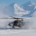 AKARNG Black Hawk aviators conduct flight operations near Knik Glacier