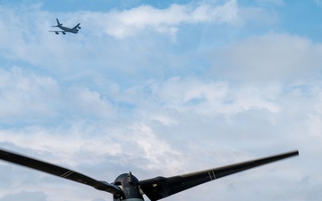 Marine MV-22B Depart Beale AFB during Combat Rescue Exercise to Enhance Joint Force Integration