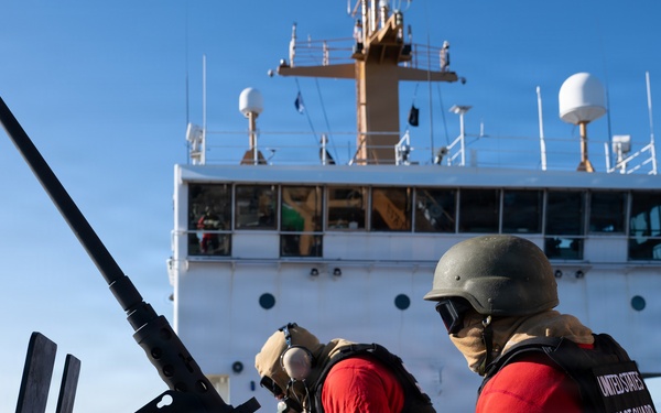 U.S. Coast Guard Cutter Kukui Conducts GUNNEX in Alaska