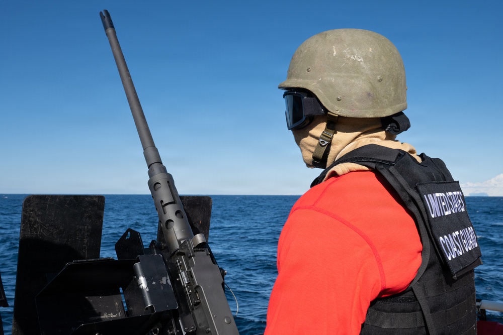 U.S. Coast Guard Cutter Kukui Conducts GUNNEX in Alaska