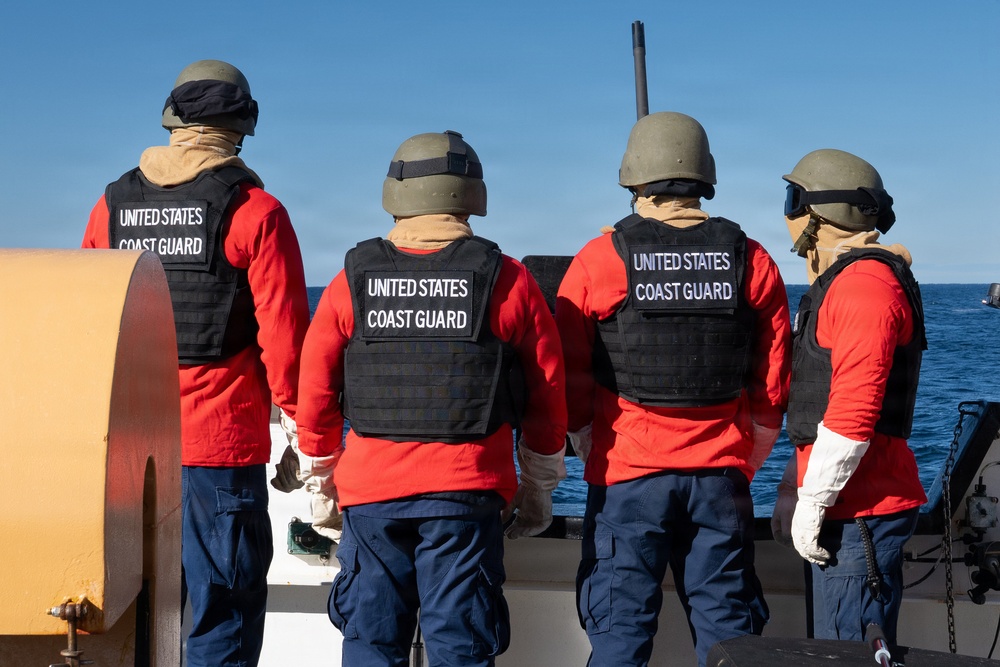 U.S. Coast Guard Cutter Kukui Conducts GUNNEX in Alaska