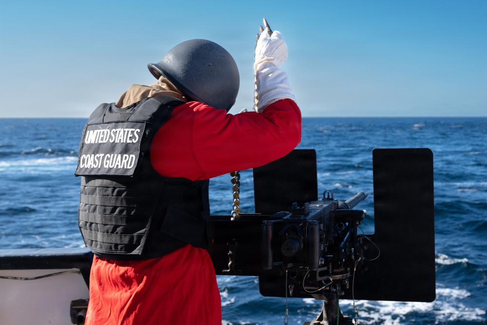 U.S. Coast Guard Cutter Kukui Conducts GUNNEX in Alaska