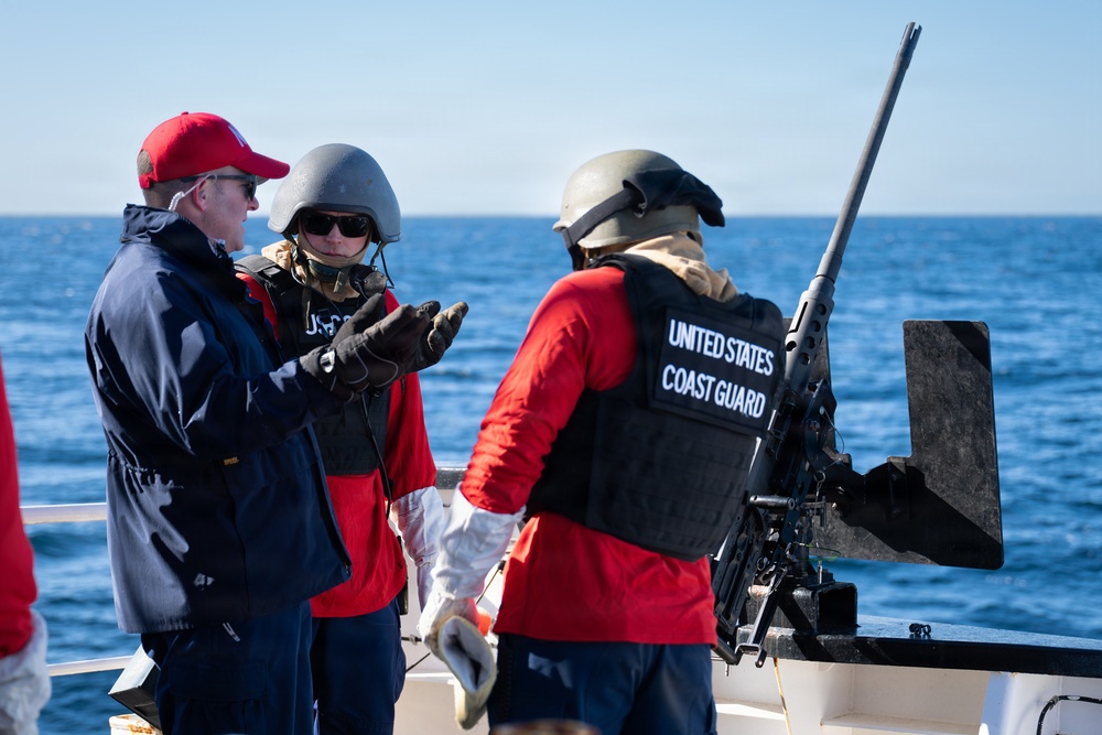 U.S. Coast Guard Cutter Kukui Conducts GUNNEX in Alaska