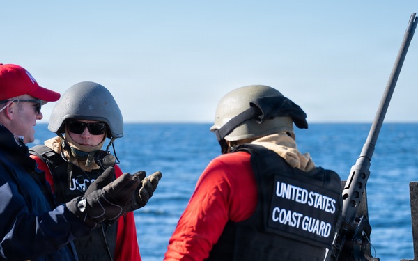 U.S. Coast Guard Cutter Kukui Conducts GUNNEX in Alaska