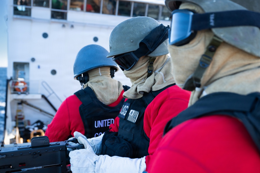 U.S. Coast Guard Cutter Kukui Conducts GUNNEX in Alaska
