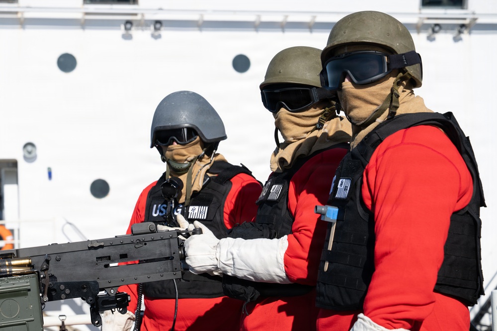 U.S. Coast Guard Cutter Kukui Conducts GUNNEX in Alaska