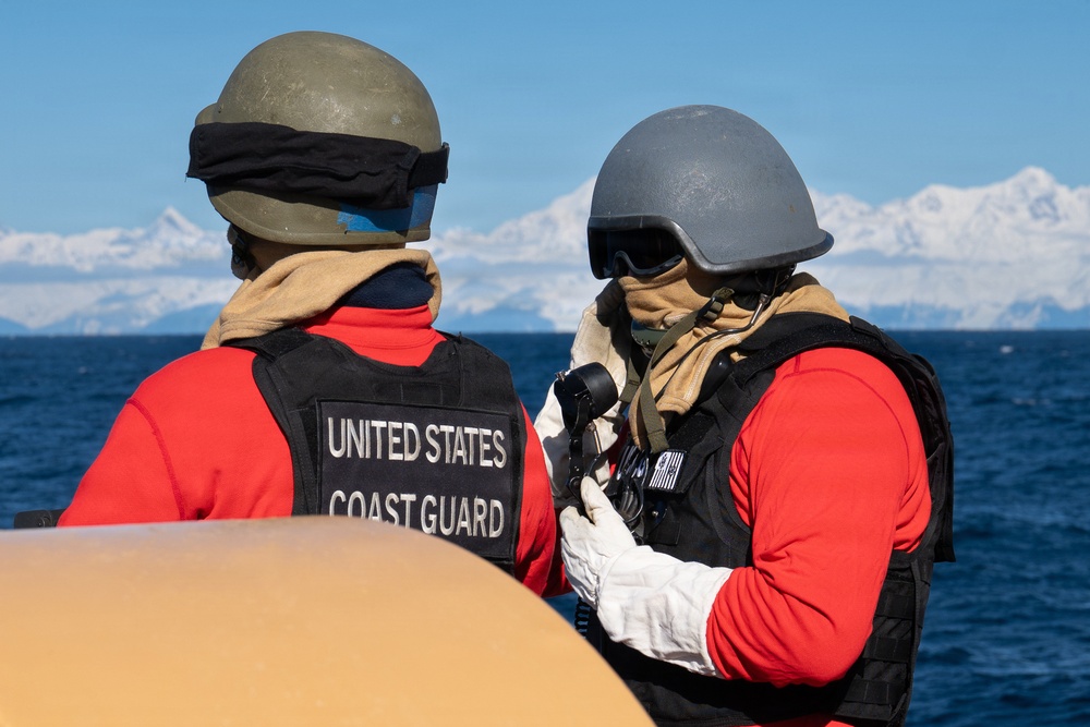 U.S. Coast Guard Cutter Kukui Conducts GUNNEX in Alaska