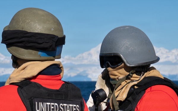 U.S. Coast Guard Cutter Kukui Conducts GUNNEX in Alaska