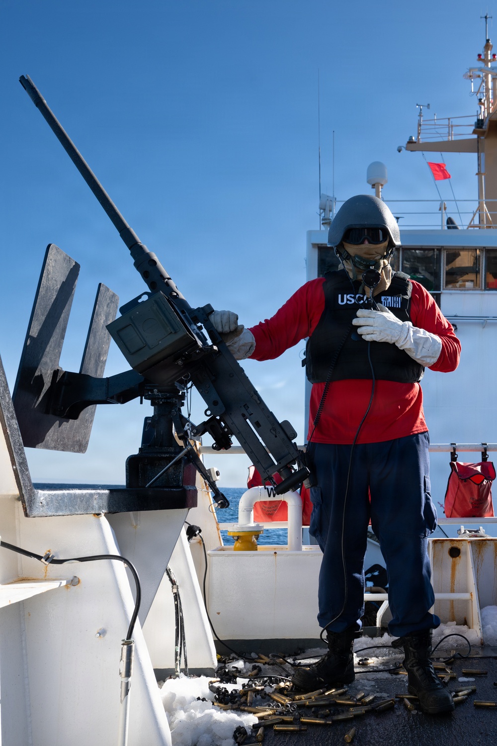 U.S. Coast Guard Cutter Kukui Conducts GUNNEX in Alaska