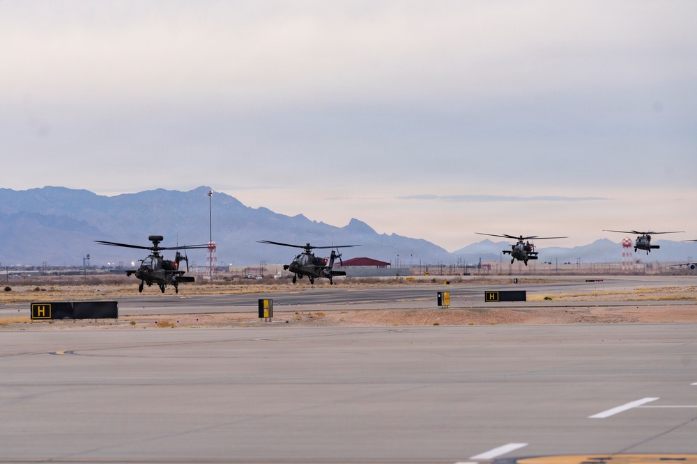 1st AD CAB receives its first AH‑64E Apache Helicopters