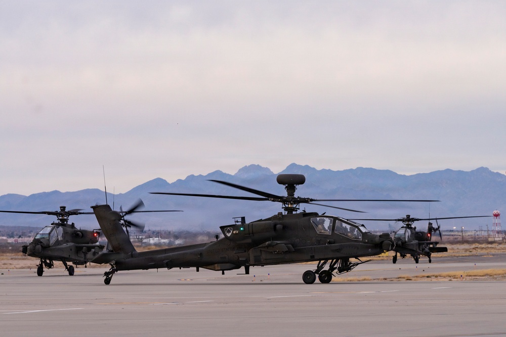 1st AD CAB receives its first AH‑64E Apache Helicopters