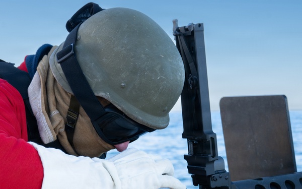 U.S. Coast Guard Cutter Kukui Conducts GUNNEX in Alaska