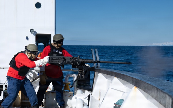 U.S. Coast Guard Cutter Kukui Conducts GUNNEX in Alaska