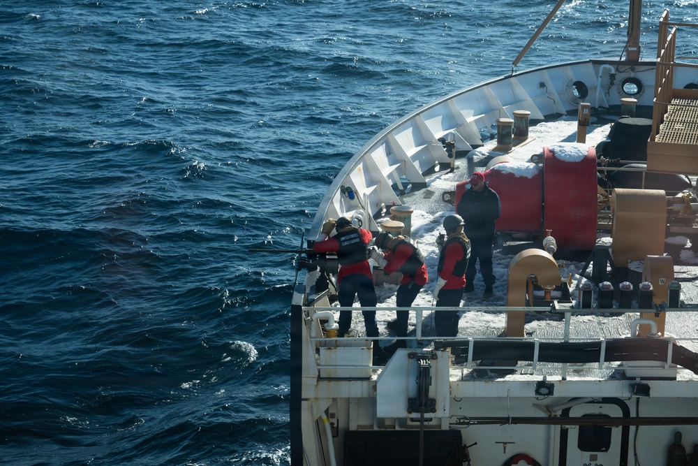 U.S. Coast Guard Cutter Kukui Conducts GUNNEX in Alaska
