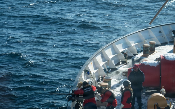 U.S. Coast Guard Cutter Kukui Conducts GUNNEX in Alaska