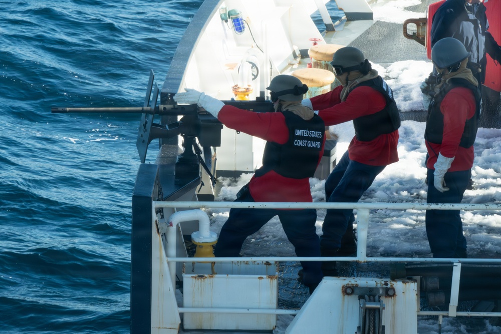 U.S. Coast Guard Cutter Kukui Conducts GUNNEX in Alaska