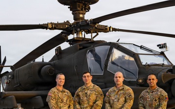 1st AD CAB receives its first AH‑64E Apache Helicopters