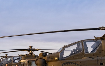 1st AD CAB receives its first AH‑64E Apache Helicopters