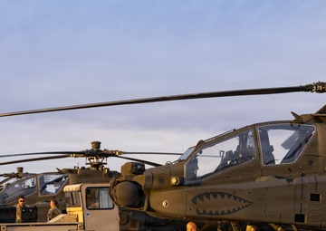 1st AD CAB receives its first AH‑64E Apache Helicopters