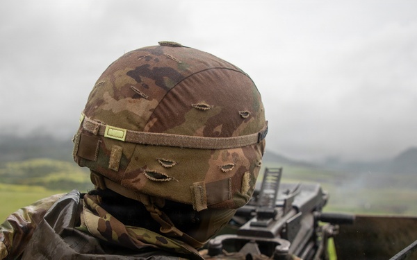 U.S. Soldiers Conduct Convoy Live Fire