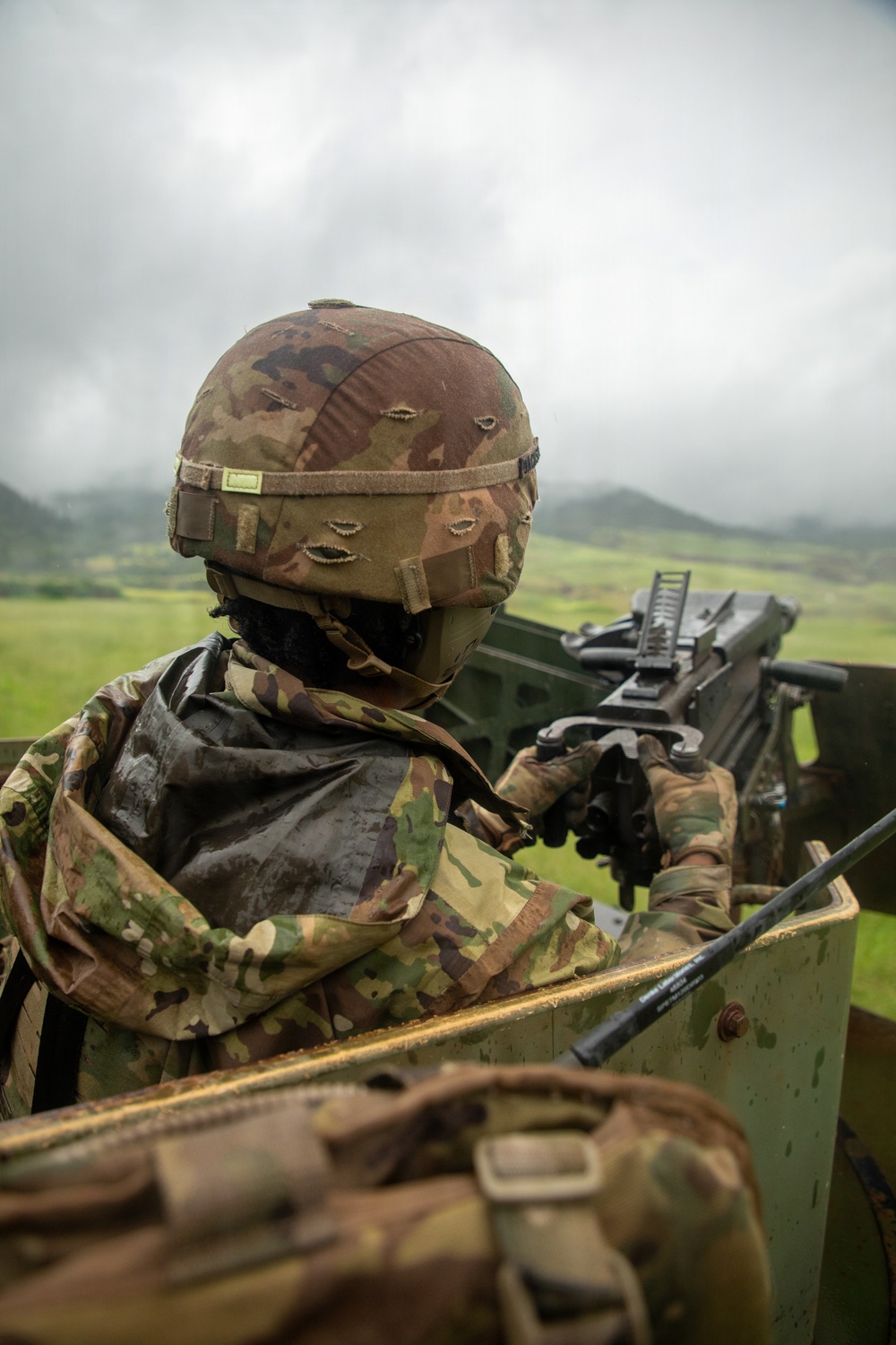 U.S. Soldiers Conduct Convoy Live Fire