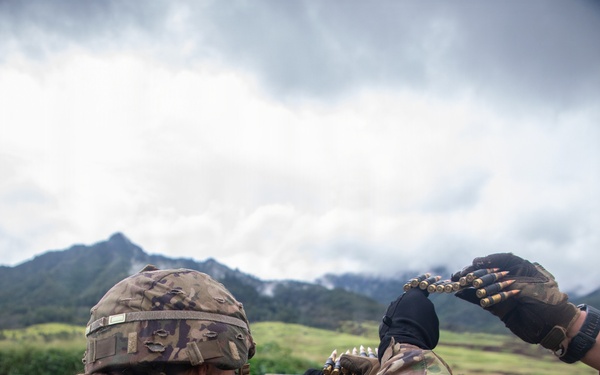 U.S. Soldiers Conduct Convoy Live Fire