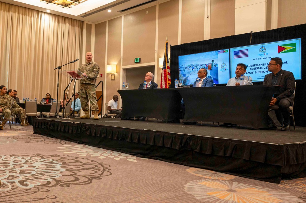 U.S., Guyana launch medical mission LAMAT 2026