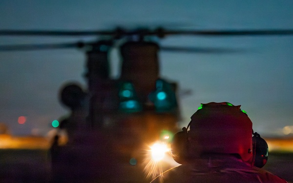 2nd Combat Aviation Brigade Conducts Combined Air Assault Training