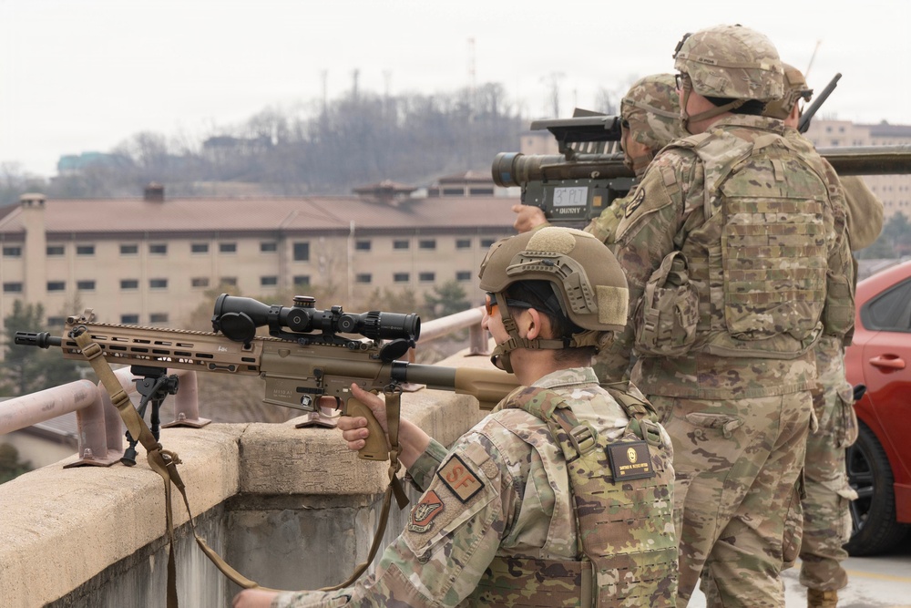 Echo Battery, 6th Battalion, 52nd Air Defense Artillery Regiment, Conducts Air Defense Training at Osan Air Base