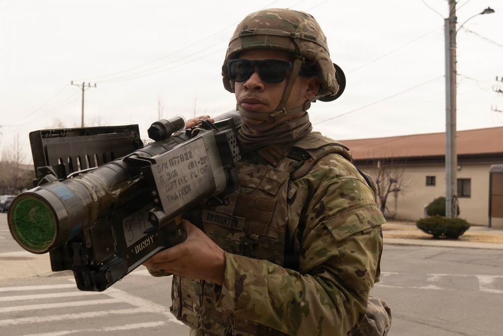 Echo Battery, 6th Battalion, 52nd Air Defense Artillery Regiment, Conducts Air Defense Training at Osan Air Base