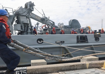 Ecuadorian naval ship BAE Jambeli arrives at JBPHH