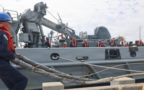 Ecuadorian naval ship BAE Jambeli arrives at JBPHH