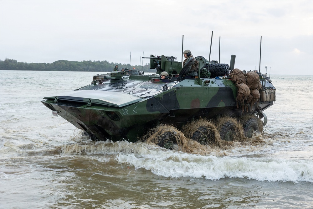 U.S., Japan Amphibious Tactical Vehicle Landings