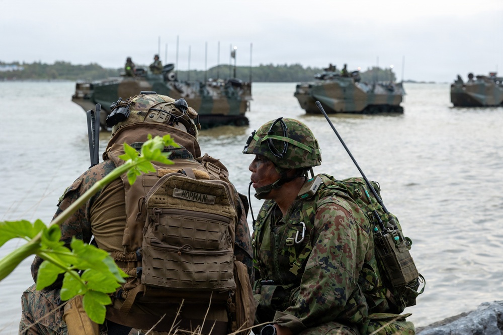 U.S., Japan Amphibious Tactical Vehicle Landings