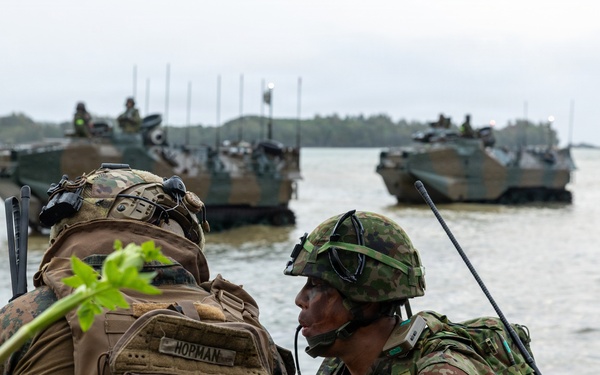 U.S., Japan Amphibious Tactical Vehicle Landings