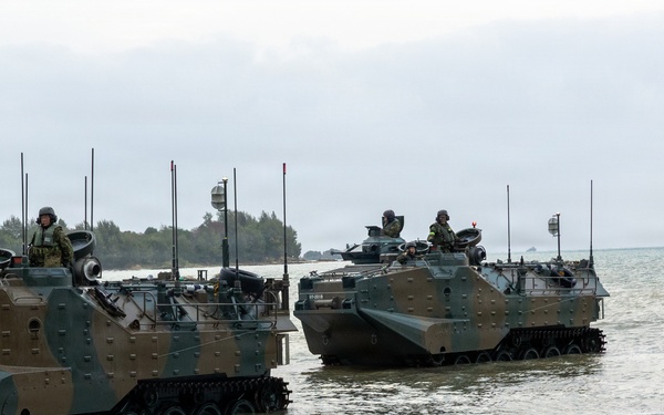 U.S., Japan Amphibious Tactical Vehicle Landings