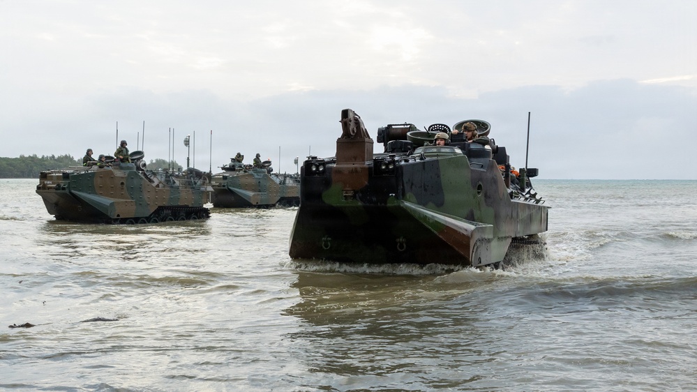 U.S., Japan Amphibious Tactical Vehicle Landings