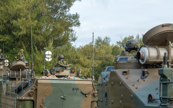 U.S., Japan Amphibious Tactical Vehicle Landings