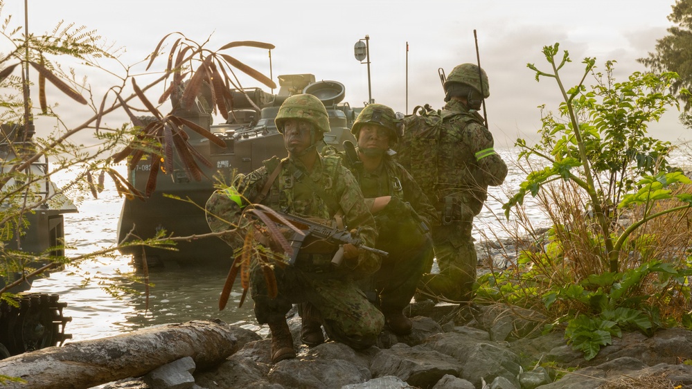 U.S., Japan Amphibious Tactical Vehicle Landings