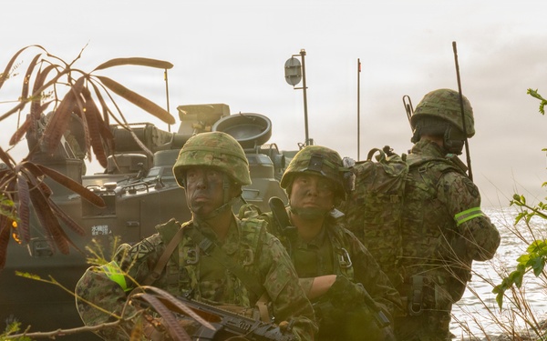 U.S., Japan Amphibious Tactical Vehicle Landings
